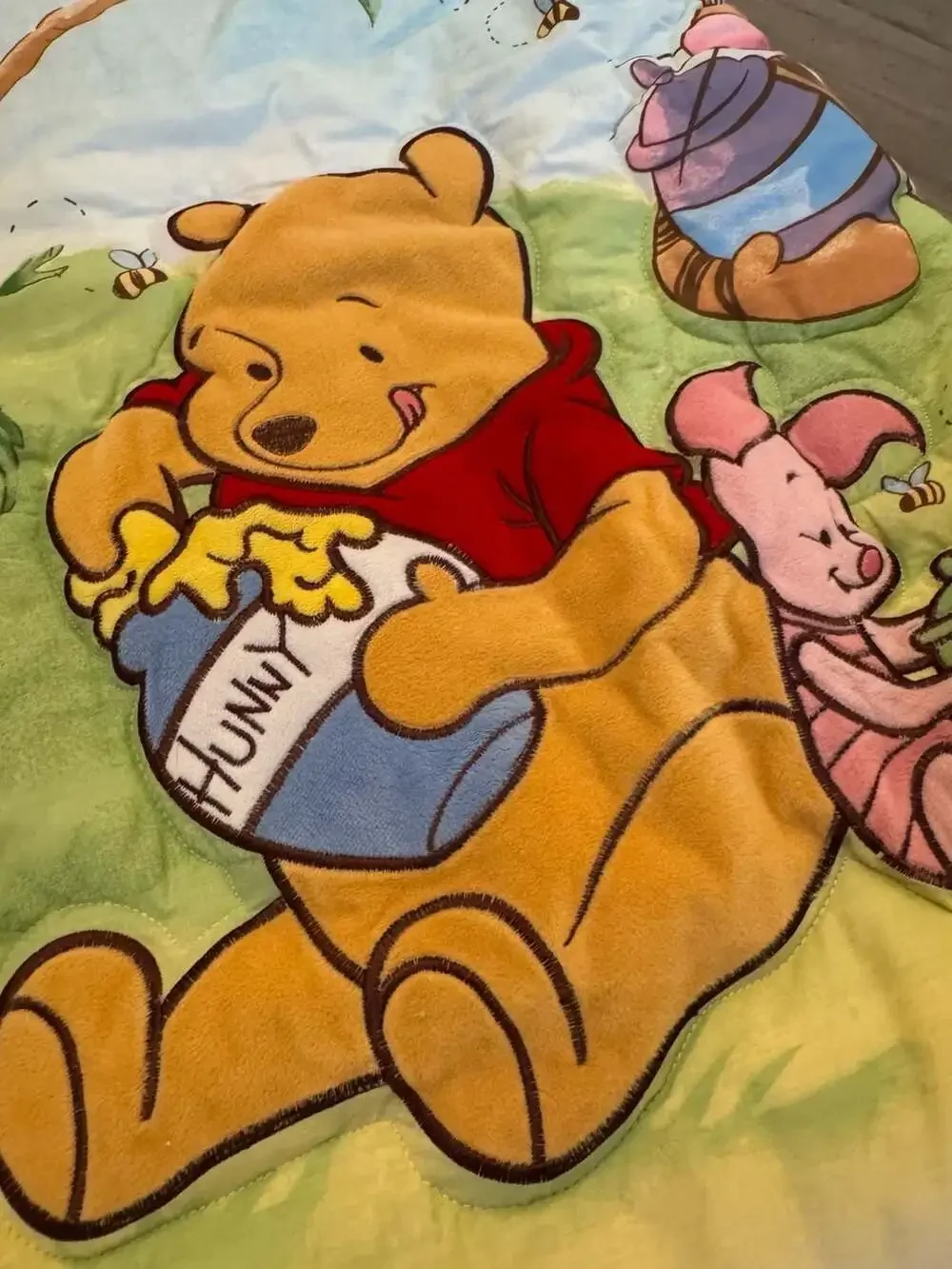 Disney Winnie the Pooh Tigger and Piglet Baby Quilt Crib Comforter Blanket